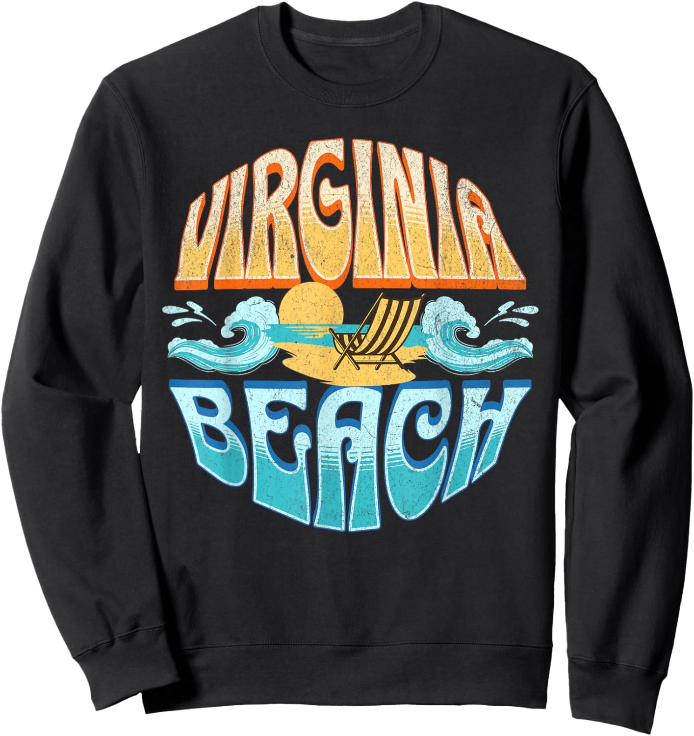 Virginia Beach Sweatshirt - Sweatshirt | Black