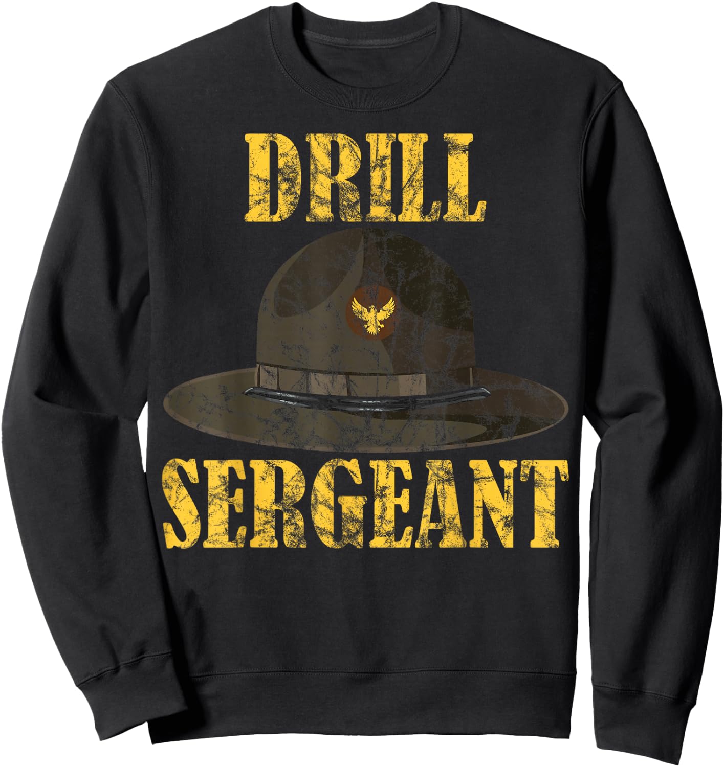 Drill Sergeant a Drill Team or Warrant Officer Sweatshirt - Sweatshirt | Black