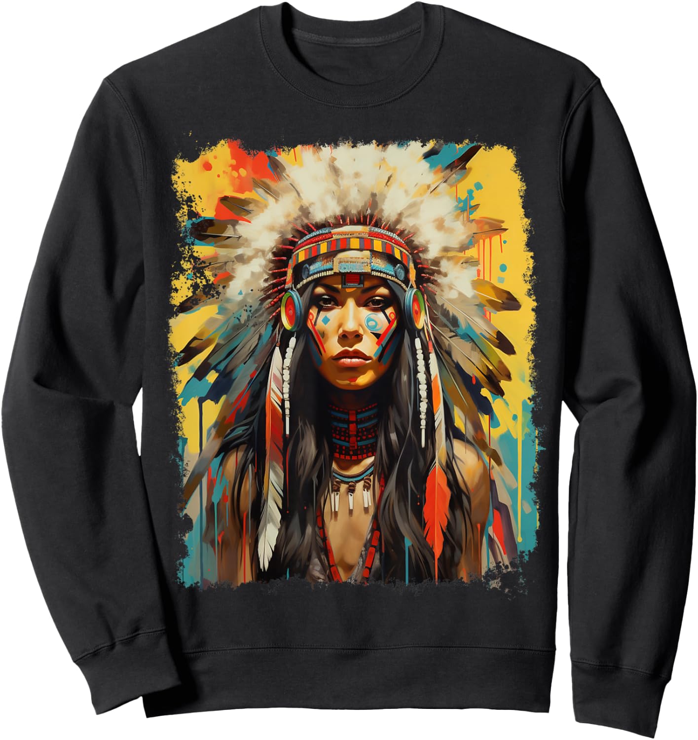 Native Indian Sweatshirt - Sweatshirt | Black