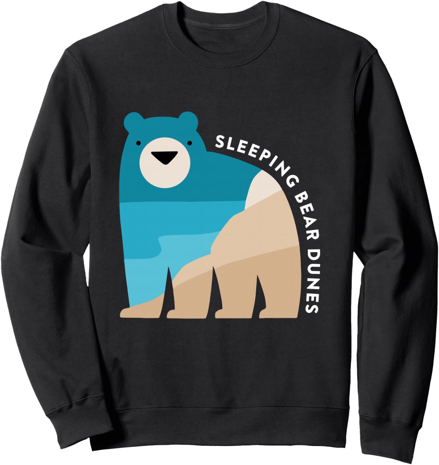 Sleeping Bear Dunes Michigan National Park Souvenir Gift Sweatshirt - Sweatshirt | Black