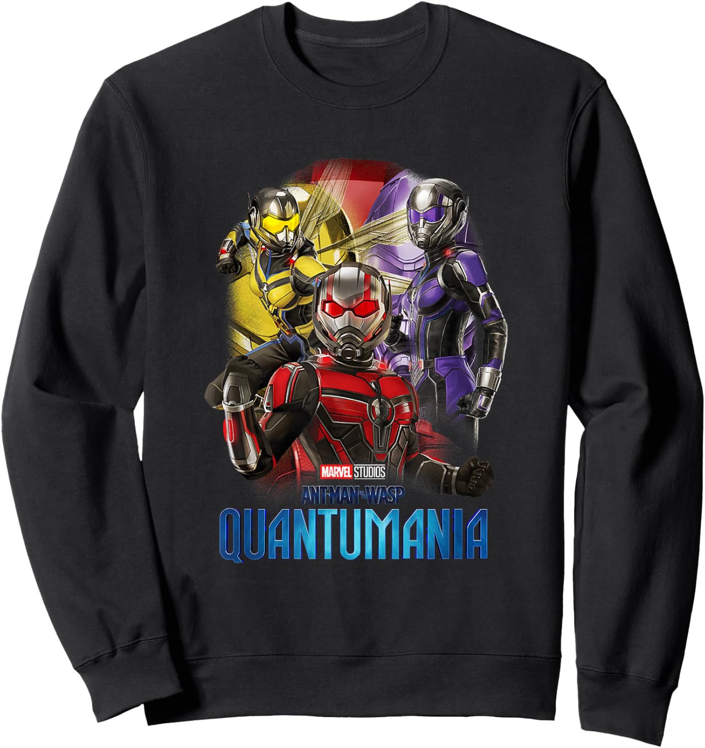 Marvel Ant-Man and the Wasp: Quantumania Shrinking Heroes Sweatshirt - Sweatshirt | Black