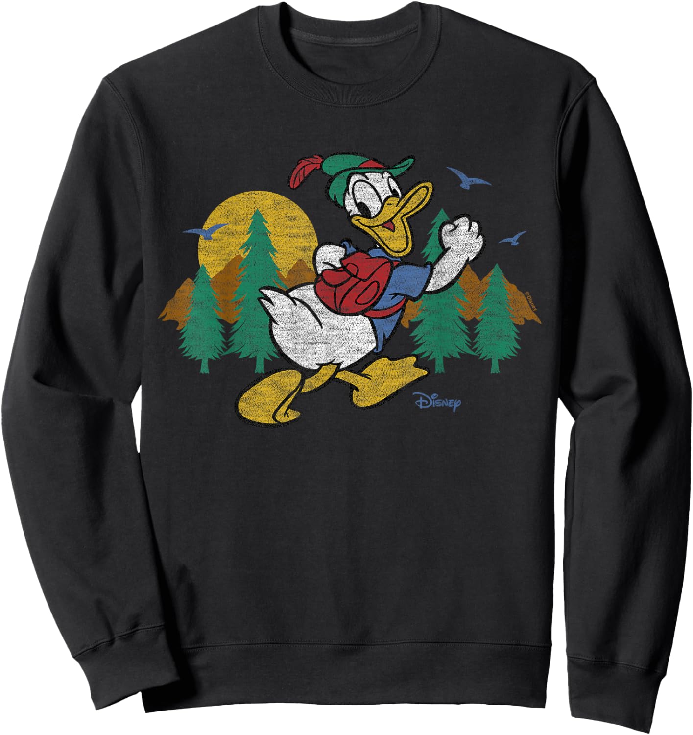 Donald Duck - Donald Hiking Sweatshirt - Sweatshirt | Black