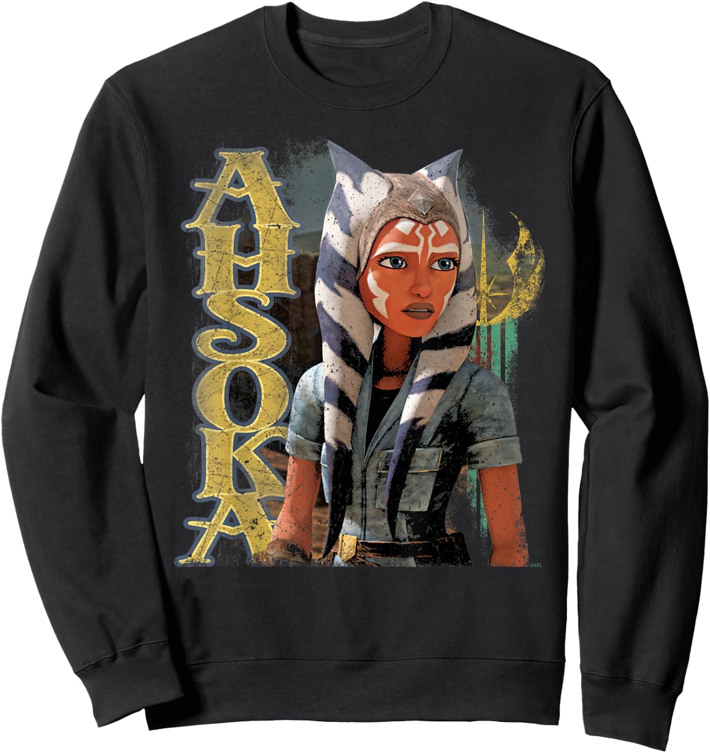Star Wars Ahsoka Tano The Clone Wars Gone with a Trace Sweatshirt - Sweatshirt | Black