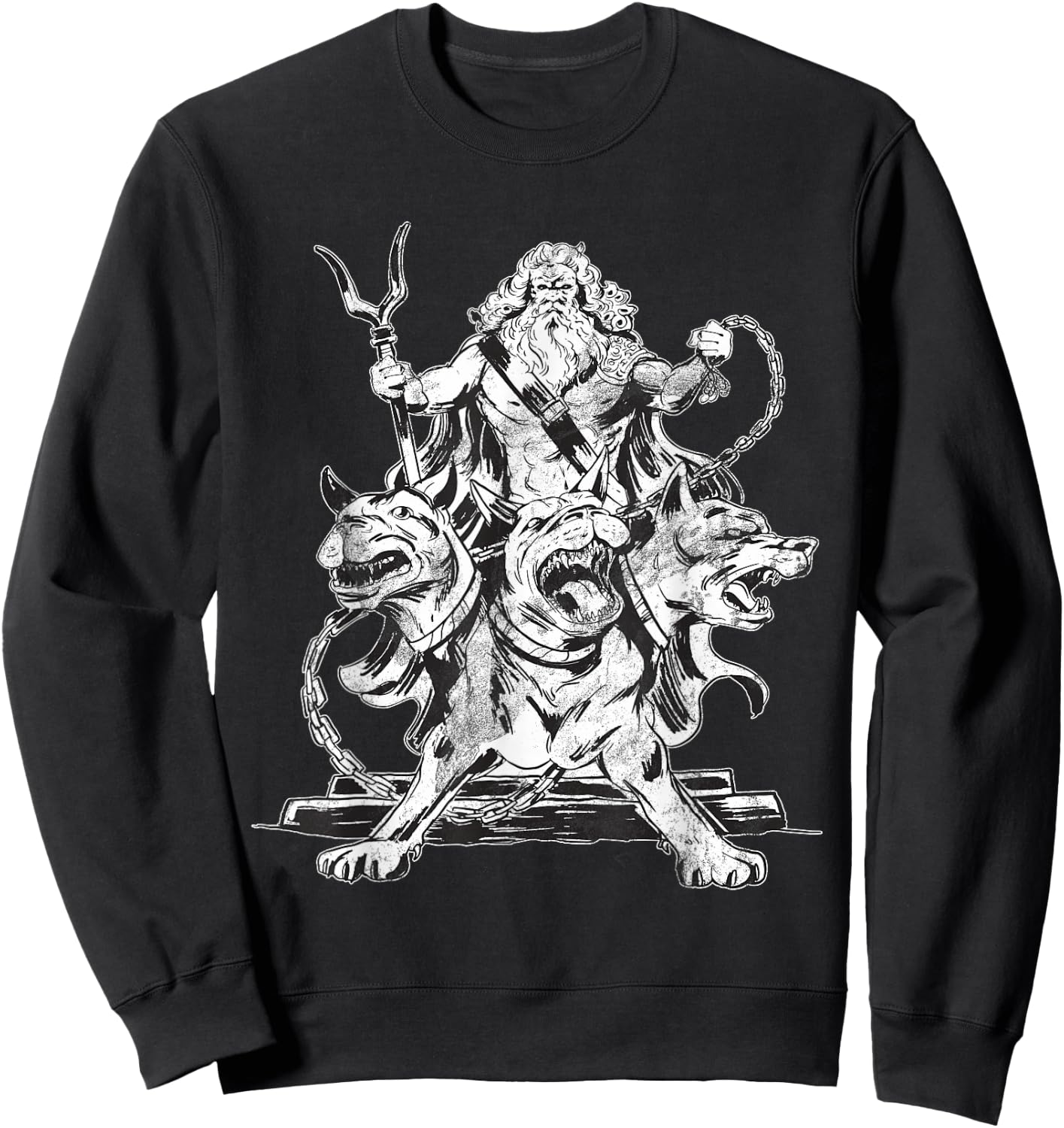 Hades Olympian God Greek Mythology Gifts Ancient Halloween Sweatshirt - Sweatshirt | Black