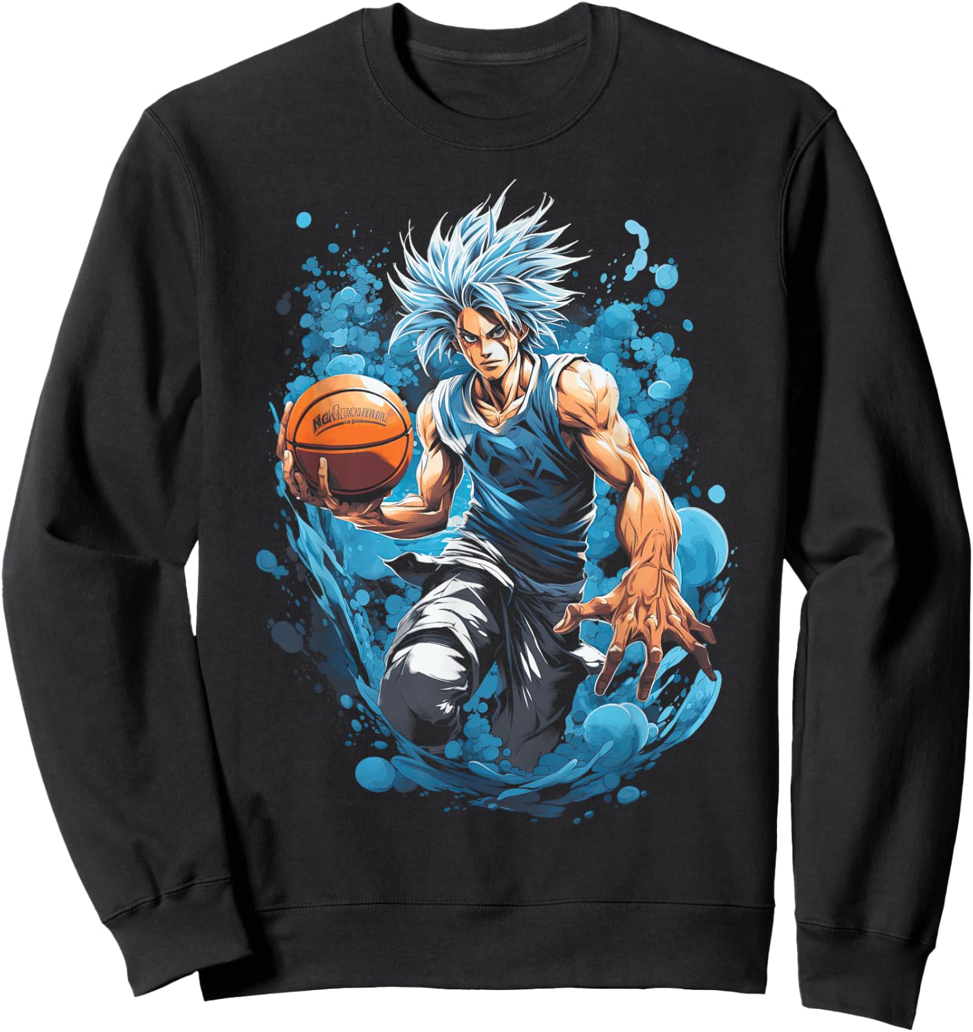 Anime Basketball player Sports Team Sweatshirt - Sweatshirt | Black
