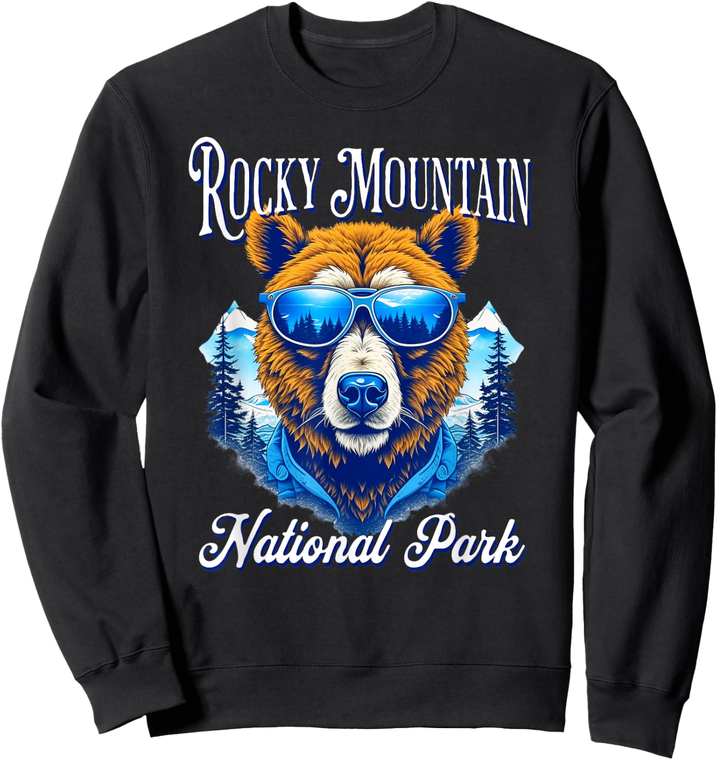 Rocky Mountain National Park Sweatshirt - Sweatshirt | Black
