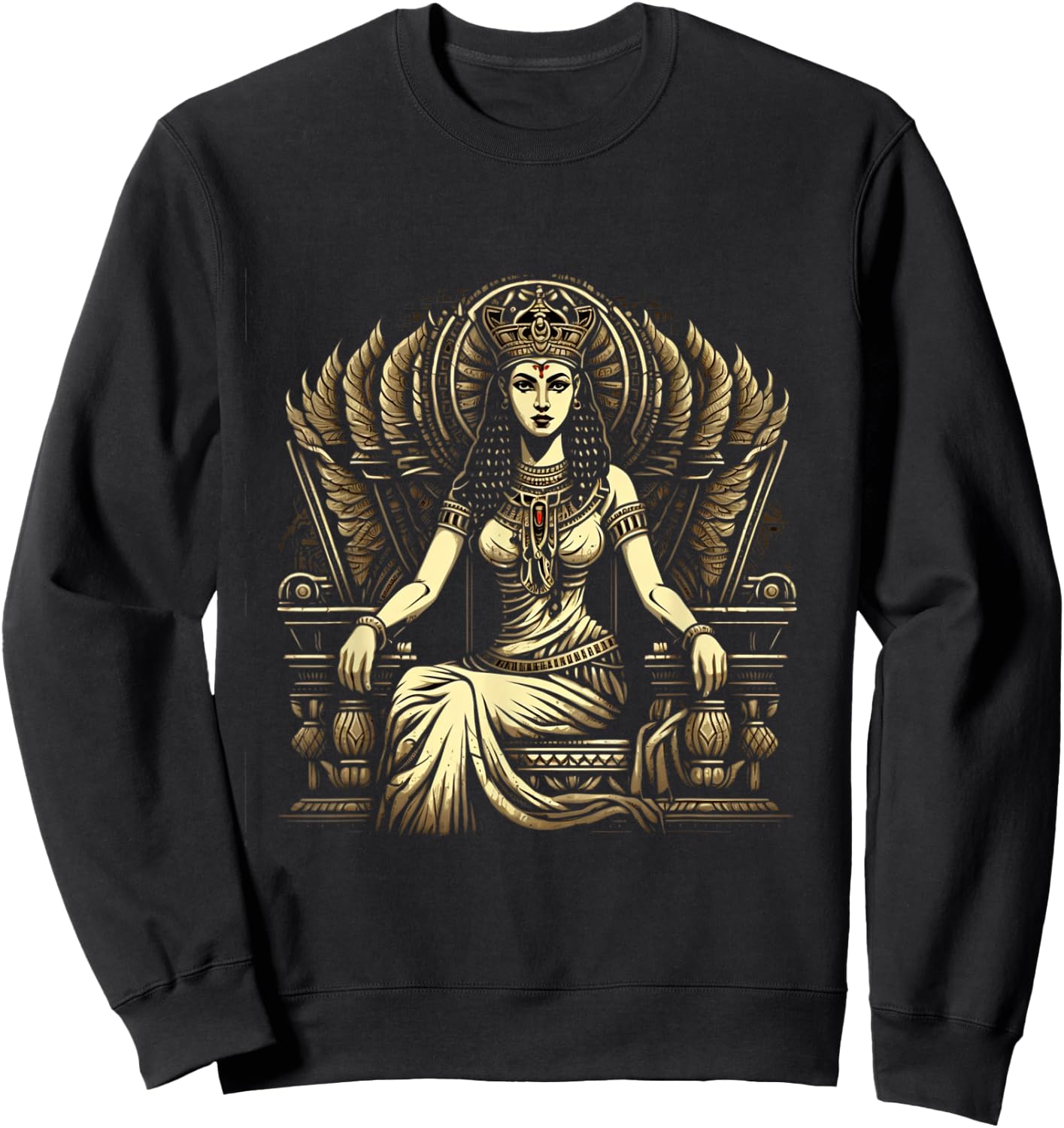 Ancient Egypt Queen Cleopatra Egyptology Egypt Mythology Sweatshirt - Sweatshirt | Black