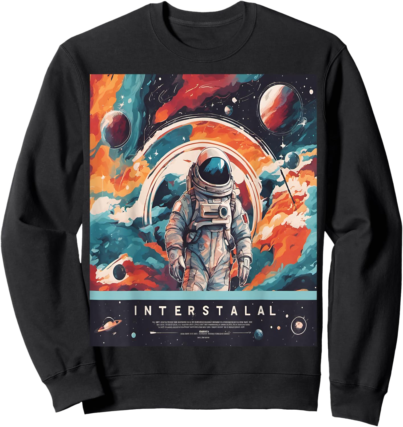 Interstellar: Between The Stars Sweatshirt - Sweatshirt | Black