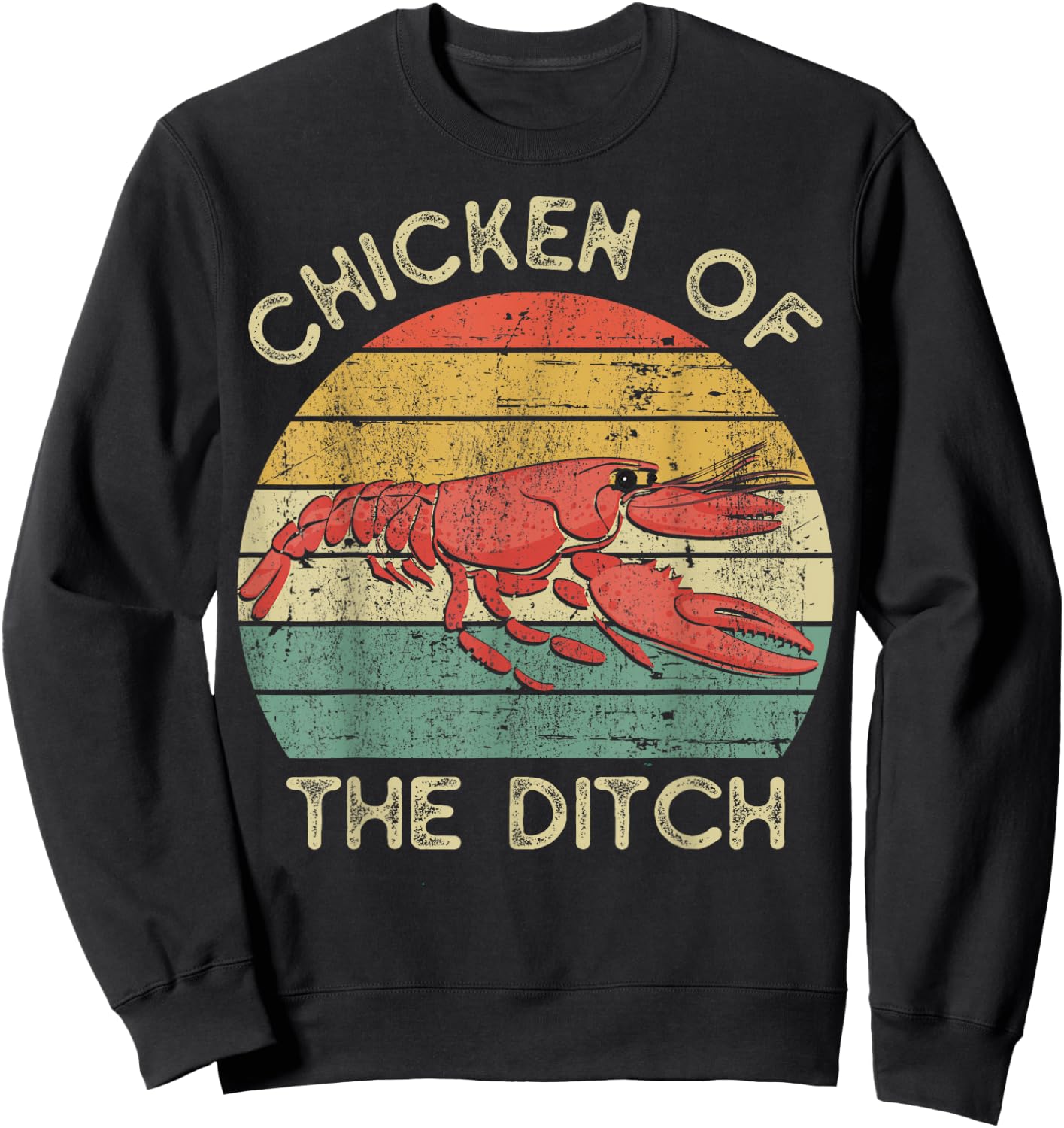 Louisiana State New Orleans Mardi Gras Chicken of the ditch Sweatshirt - Sweatshirt | Black