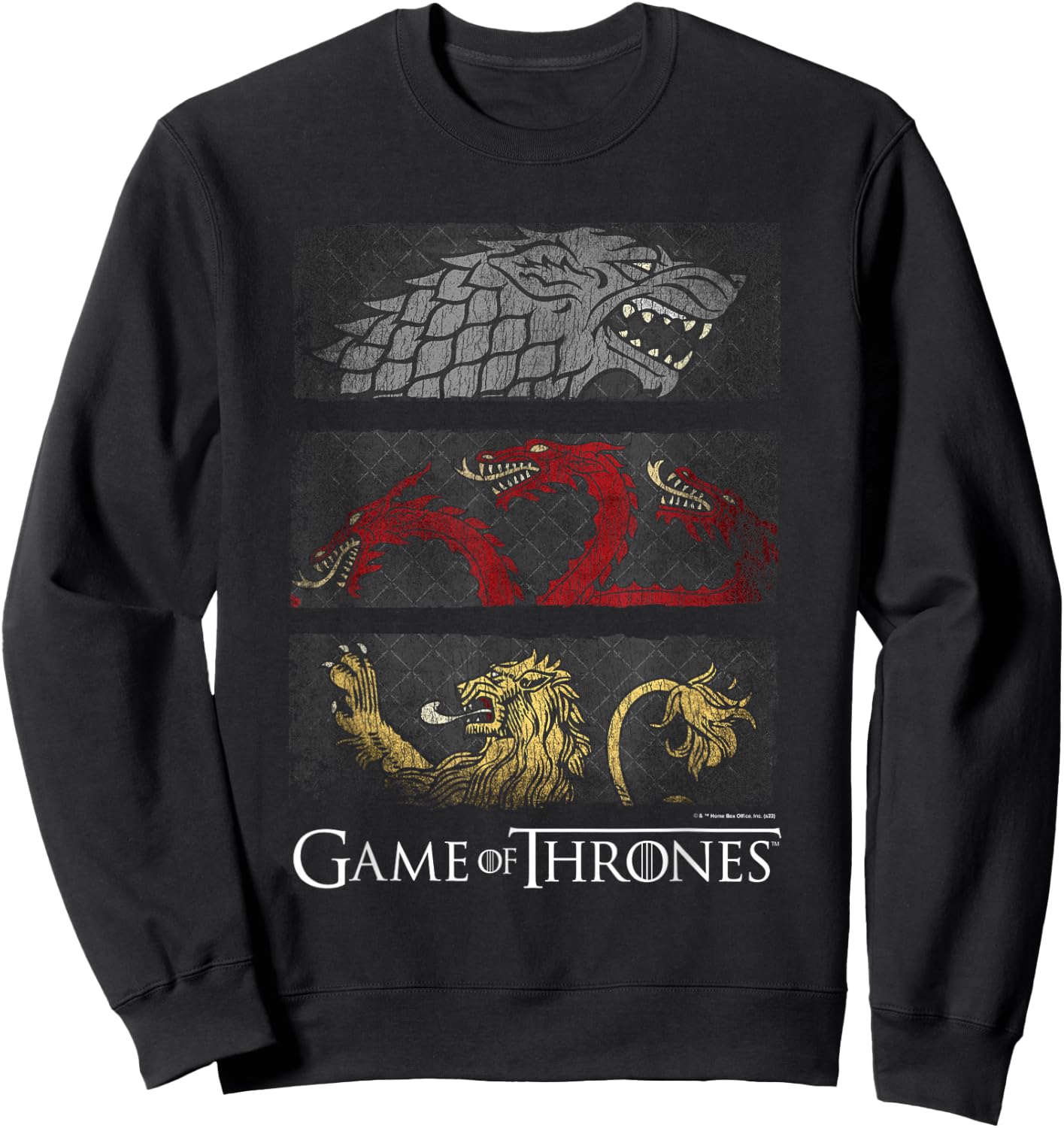 Game of Thrones Sigil Banners Sweatshirt - Sweatshirt | Black