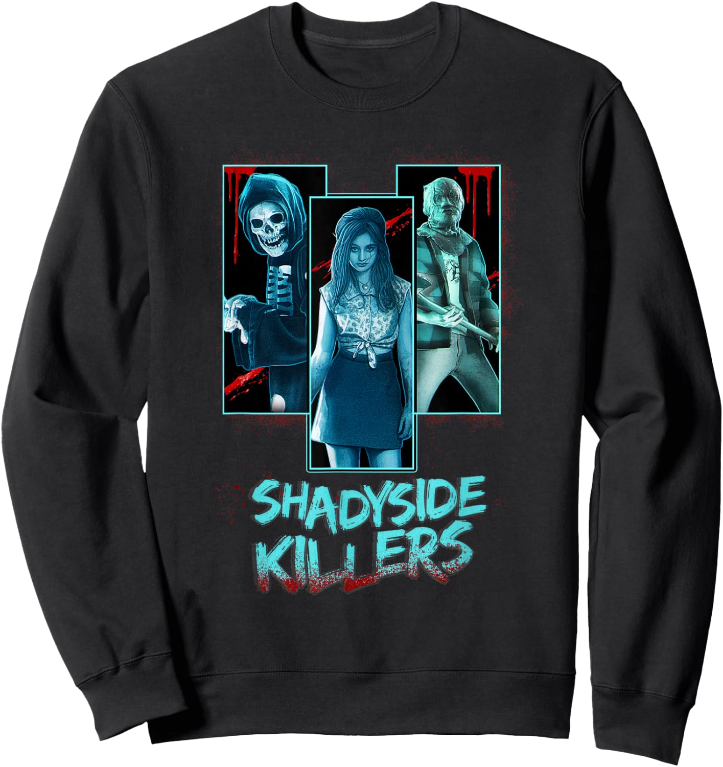 Fear Street Shadyside Killers Panels Sweatshirt - Sweatshirt | Black