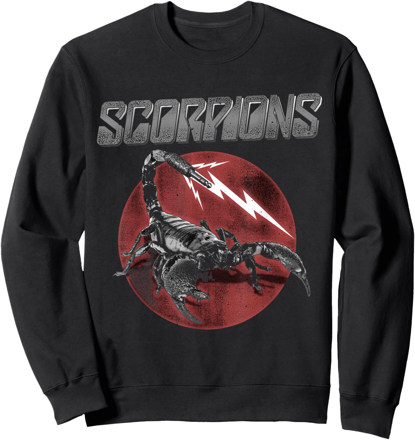 Official Scorpions 7 Jack Plug Black Sweatshirt - Sweatshirt | Black
