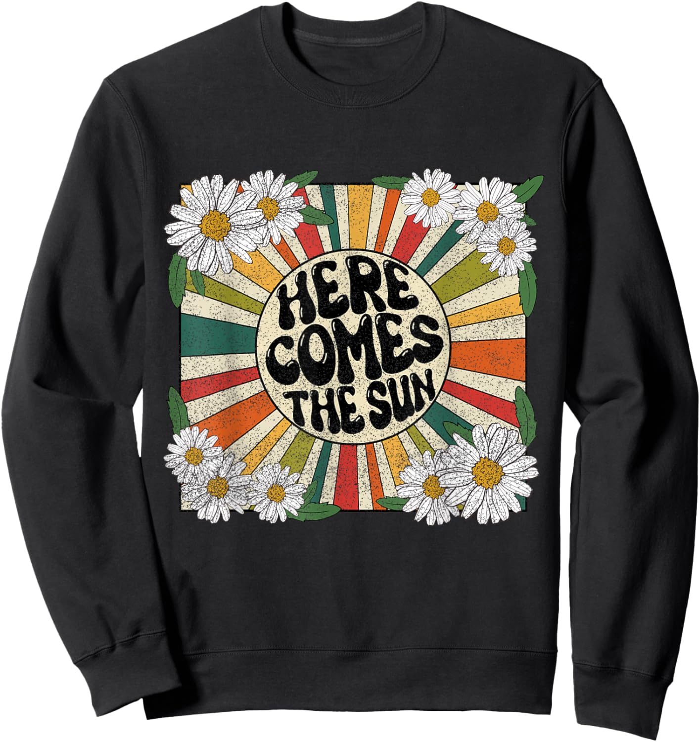 Here Comes the Sun Sweatshirt - Sweatshirt | Black