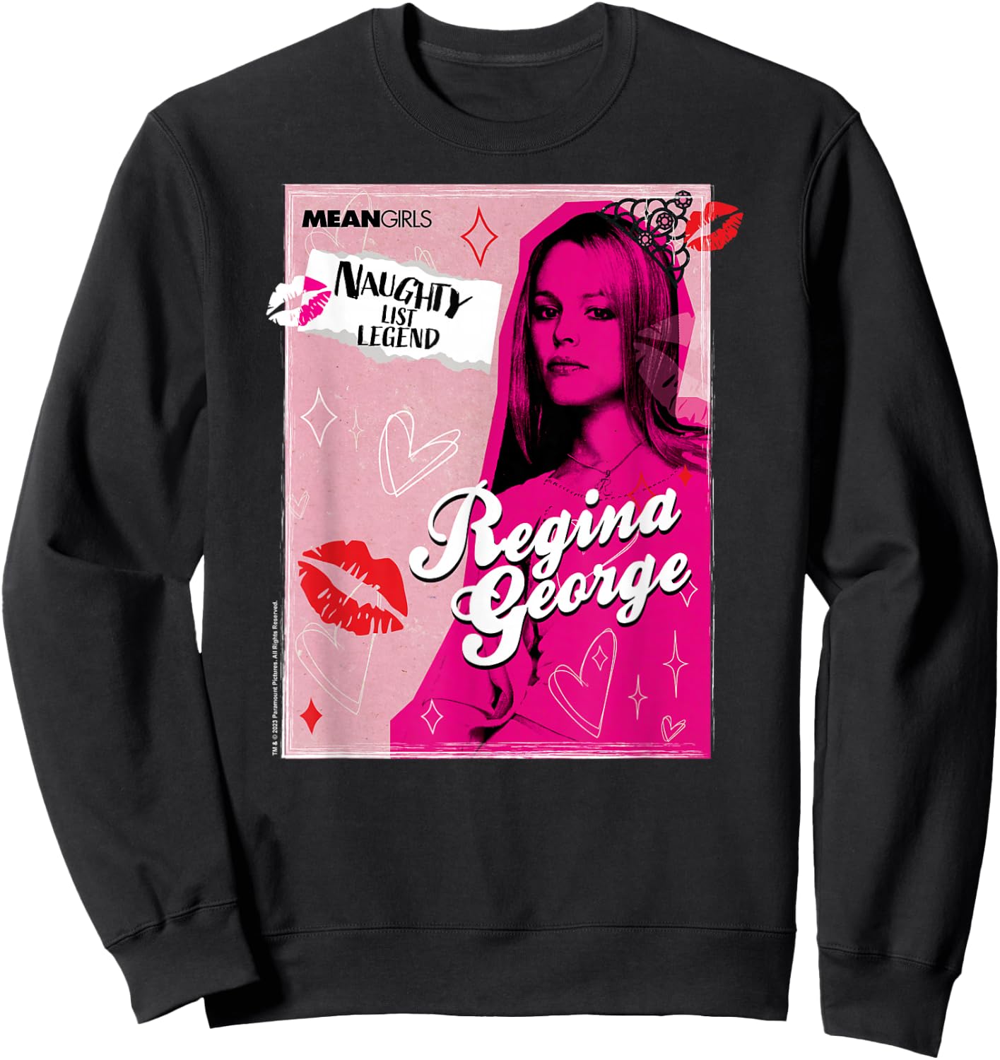Mean Girls - Regina George Naughty List Legend Sweatshirt - Sweatshirt | Black