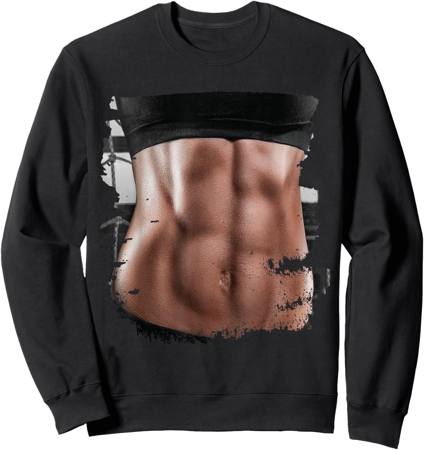Fake Muscle I Woman Fitness Dream Woman Fitness Women Body Sweatshirt - Sweatshirt | Black