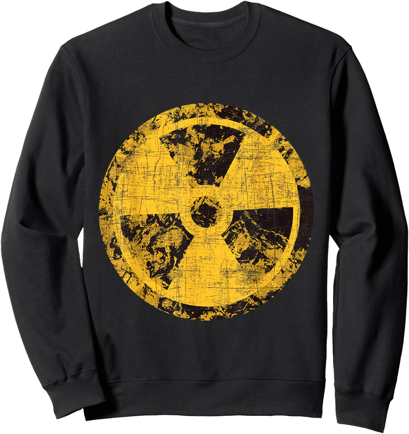 Biohazard Radioactive Sign - Science Lover Nuclear Engineer Sweatshirt - Sweatshirt | Black
