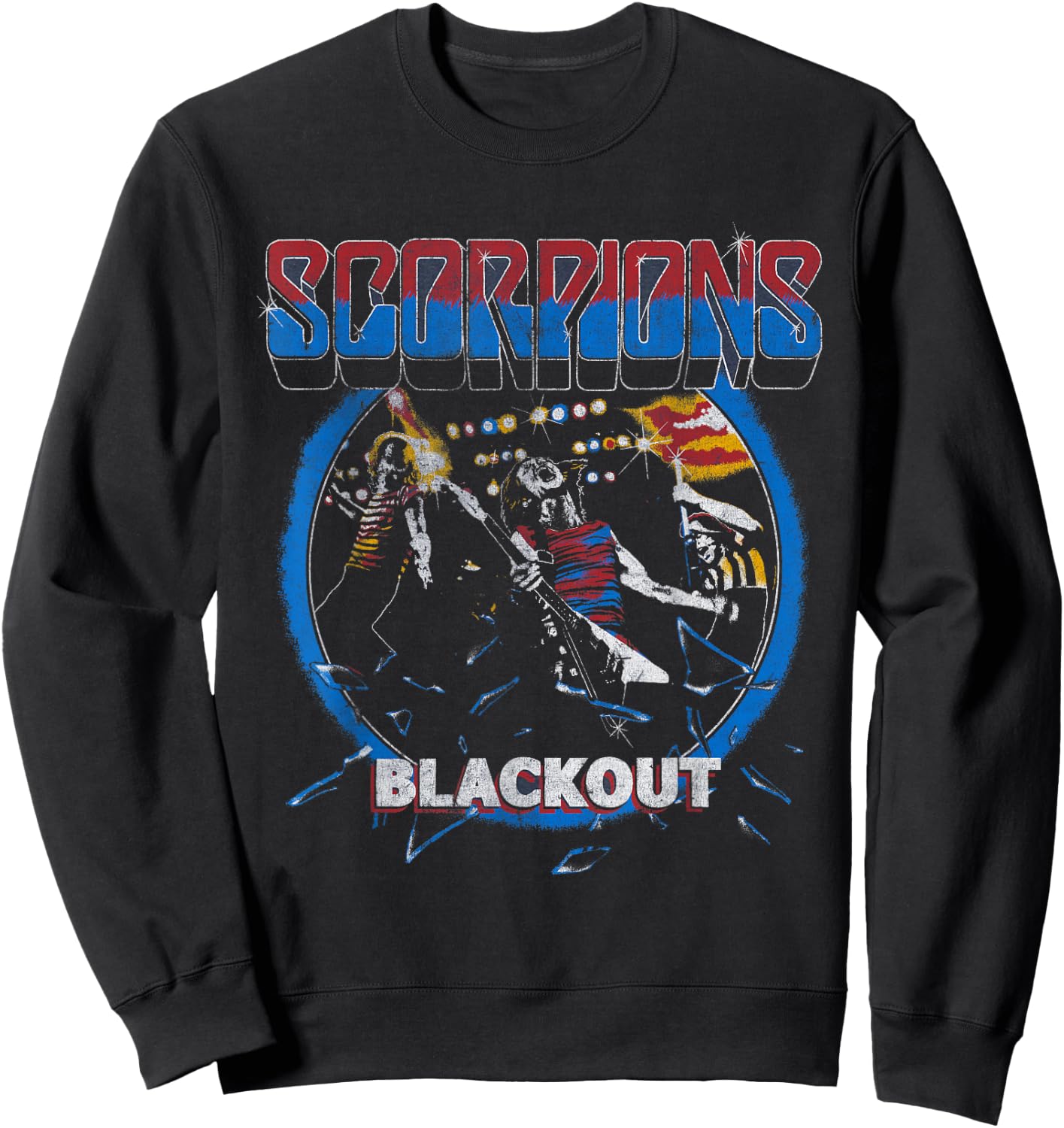Official Scorpions Blackout Live Small Sweatshirt - Sweatshirt | Black
