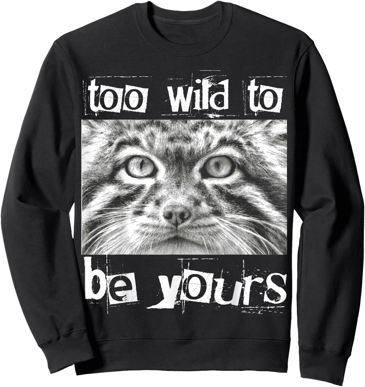 Pallas Cat Women Sweatshirt - Sweatshirt | Black