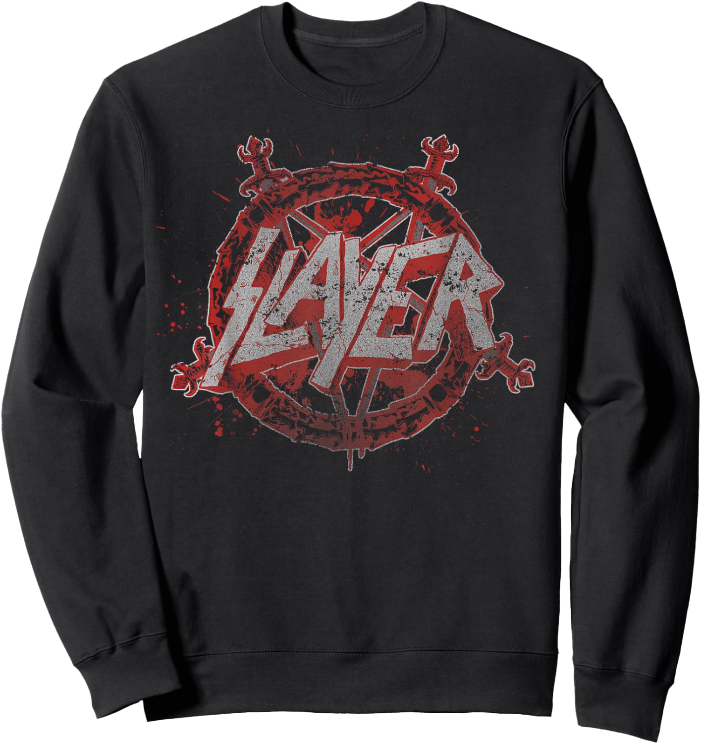 Slayer – Pentagram Redu Sweatshirt - Sweatshirt | Black