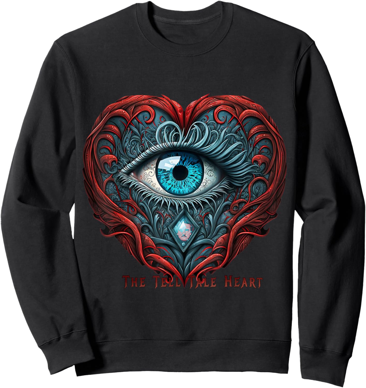 The Tell-Tale Heart by Edgar Allan Poe Sweatshirt - Sweatshirt | Black