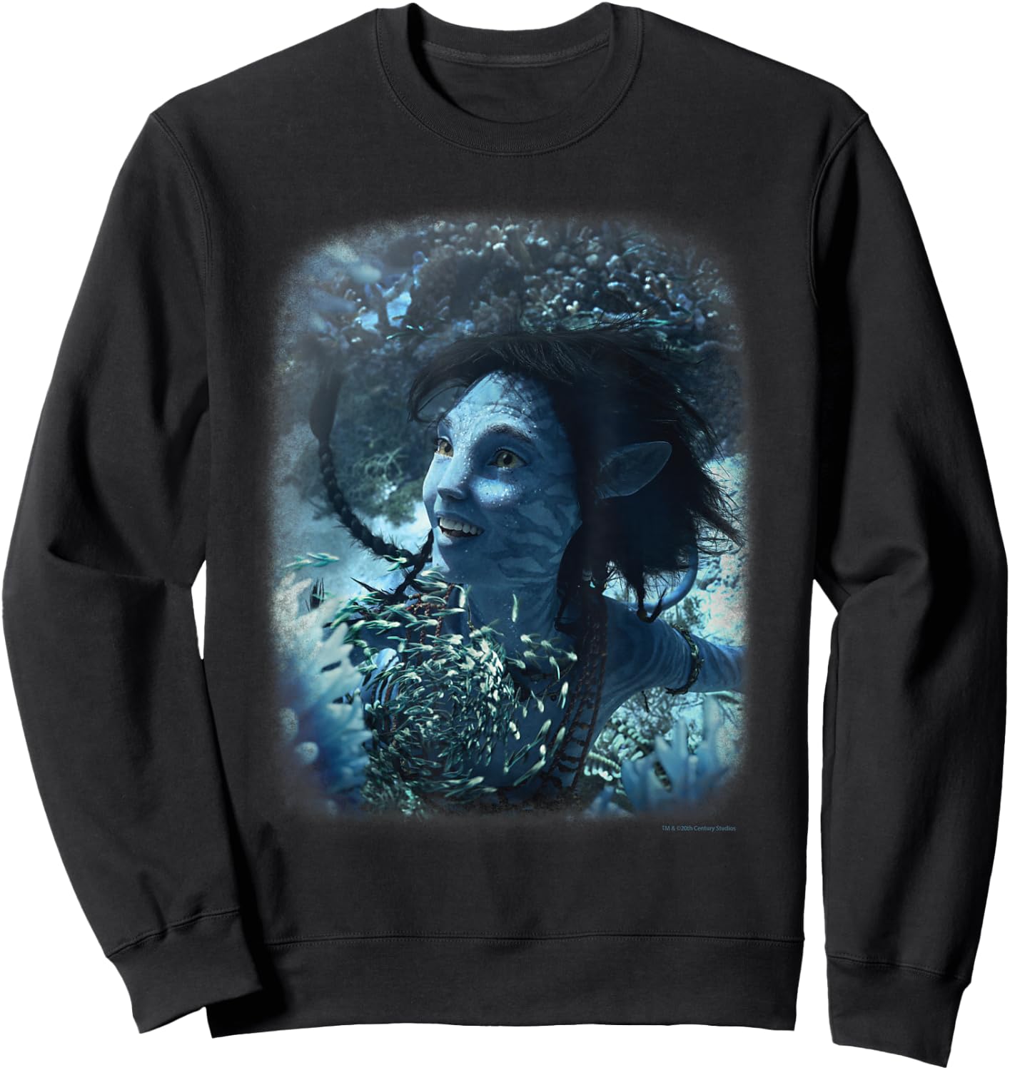 Avatar: The Way of Water Kiri Joy Beneath the Waves Na'vi Sweatshirt - Sweatshirt | Black