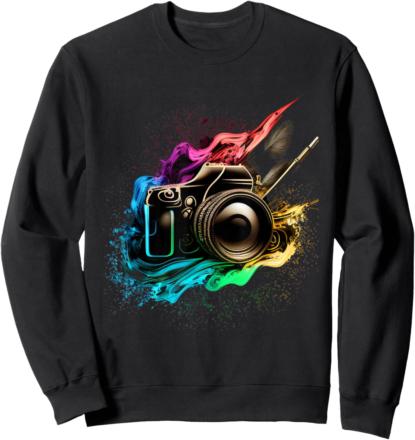 Cool Camera Colors Sweatshirt - Sweatshirt | Black