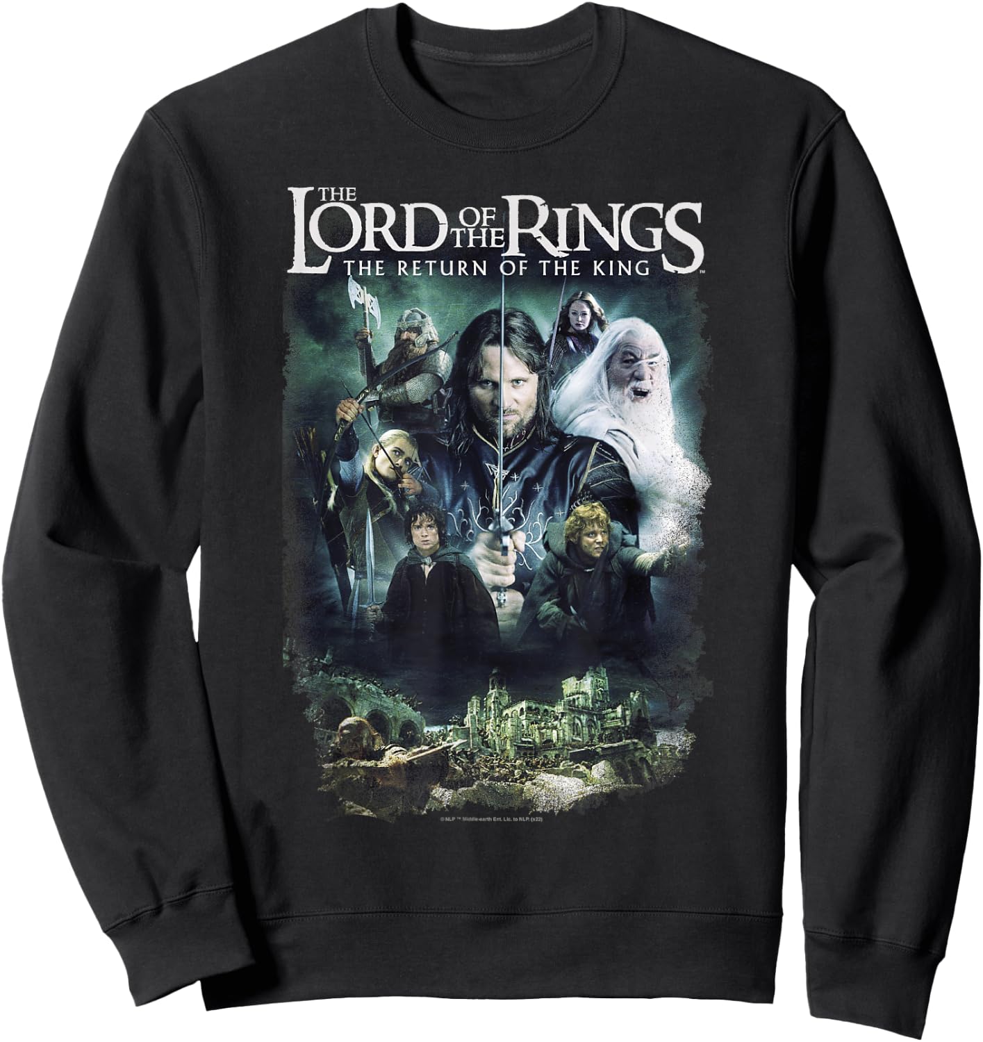 The Lord of The Rings The Return of The King Iconic Poster Sweatshirt - Sweatshirt | Black