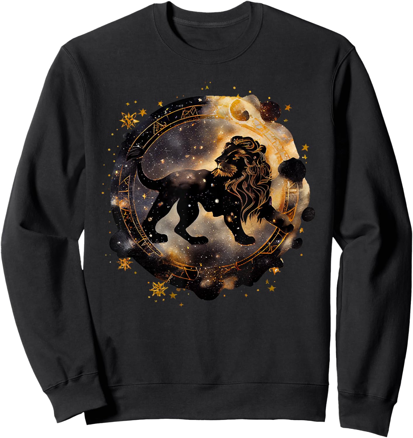 Astrology horoscope Zodiac Sign leo Sweatshirt - Sweatshirt | Black