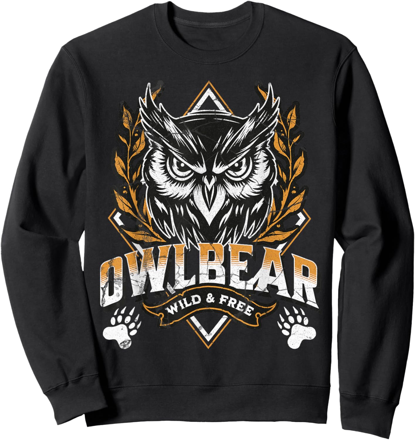 Owlbear Designs Black Owlbear Women's Medium Sweatshirt - Sweatshirt | Black