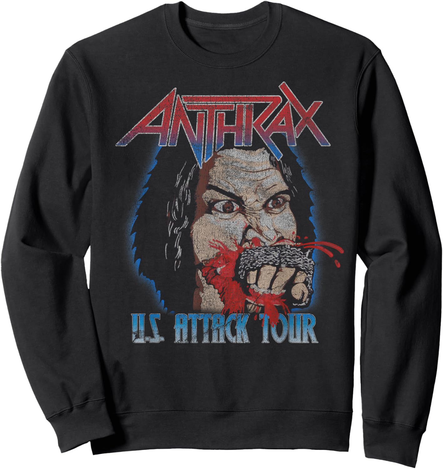 Anthrax – U.S Attack Tour Sweatshirt - Sweatshirt | Black