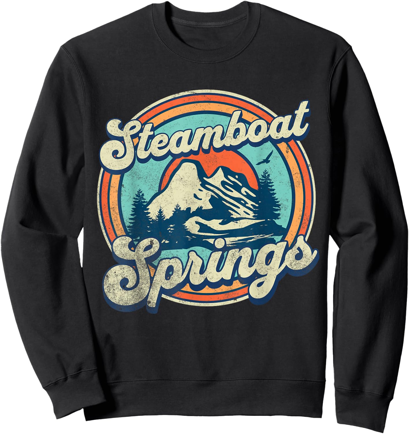 Steamboat Springs Colorado Sweatshirt - Sweatshirt | Black