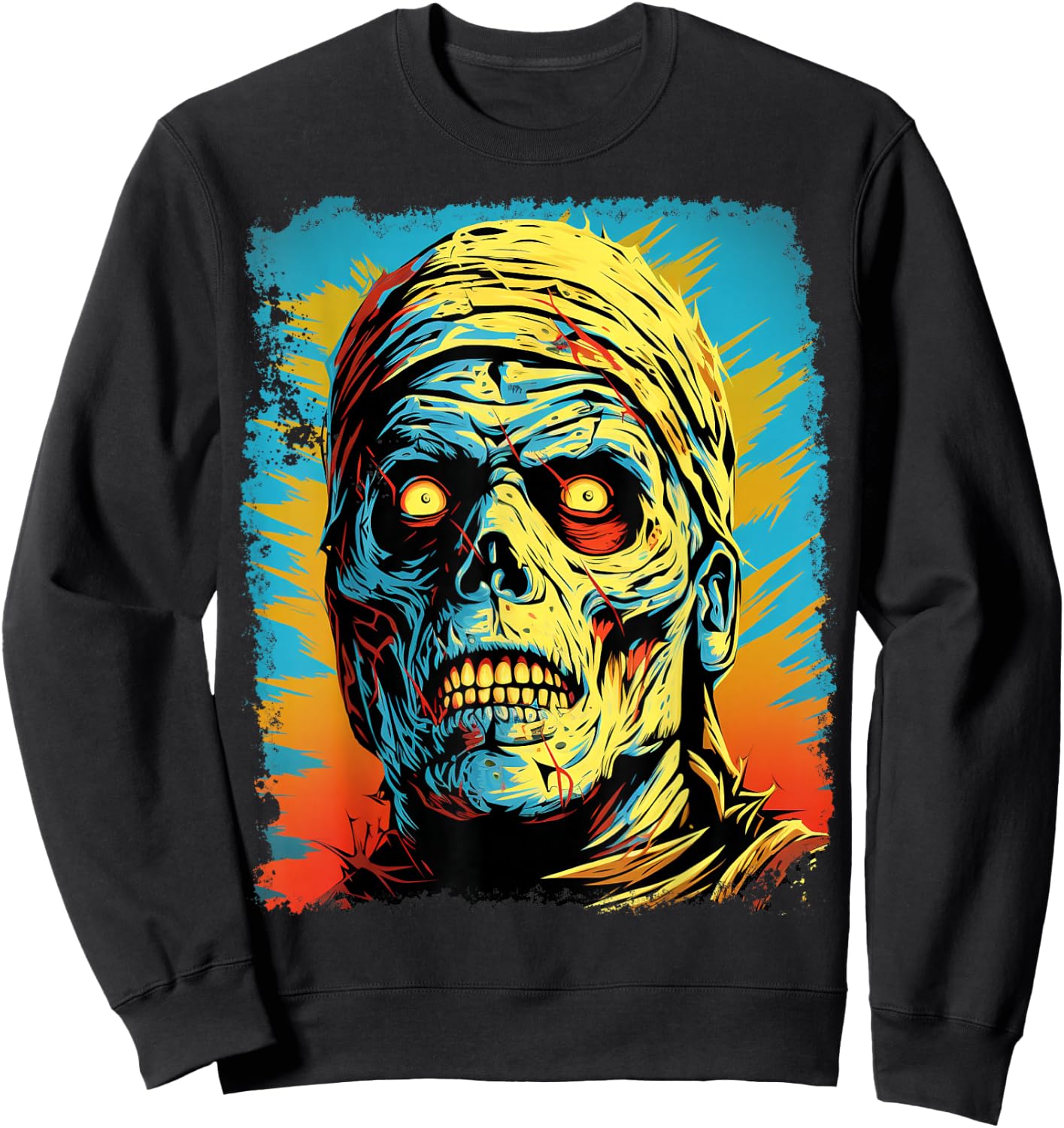 Scary Mummy Sweatshirt - Sweatshirt | Black
