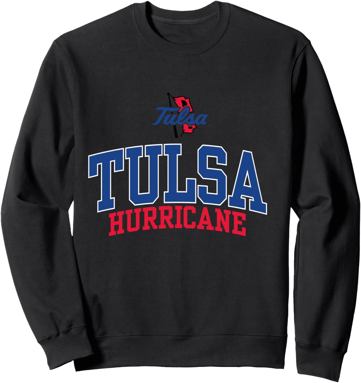 Tulsa Golden Hurricane | Official NCAA Merch | NCAFTUL04 Sweatshirt - Sweatshirt | Black