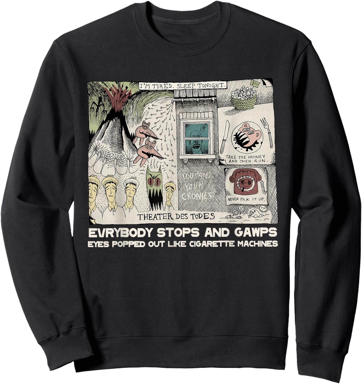 Classic Radio Music Rock 80s 90s Vintage Retro Radiomusic Sweatshirt - Sweatshirt | Black