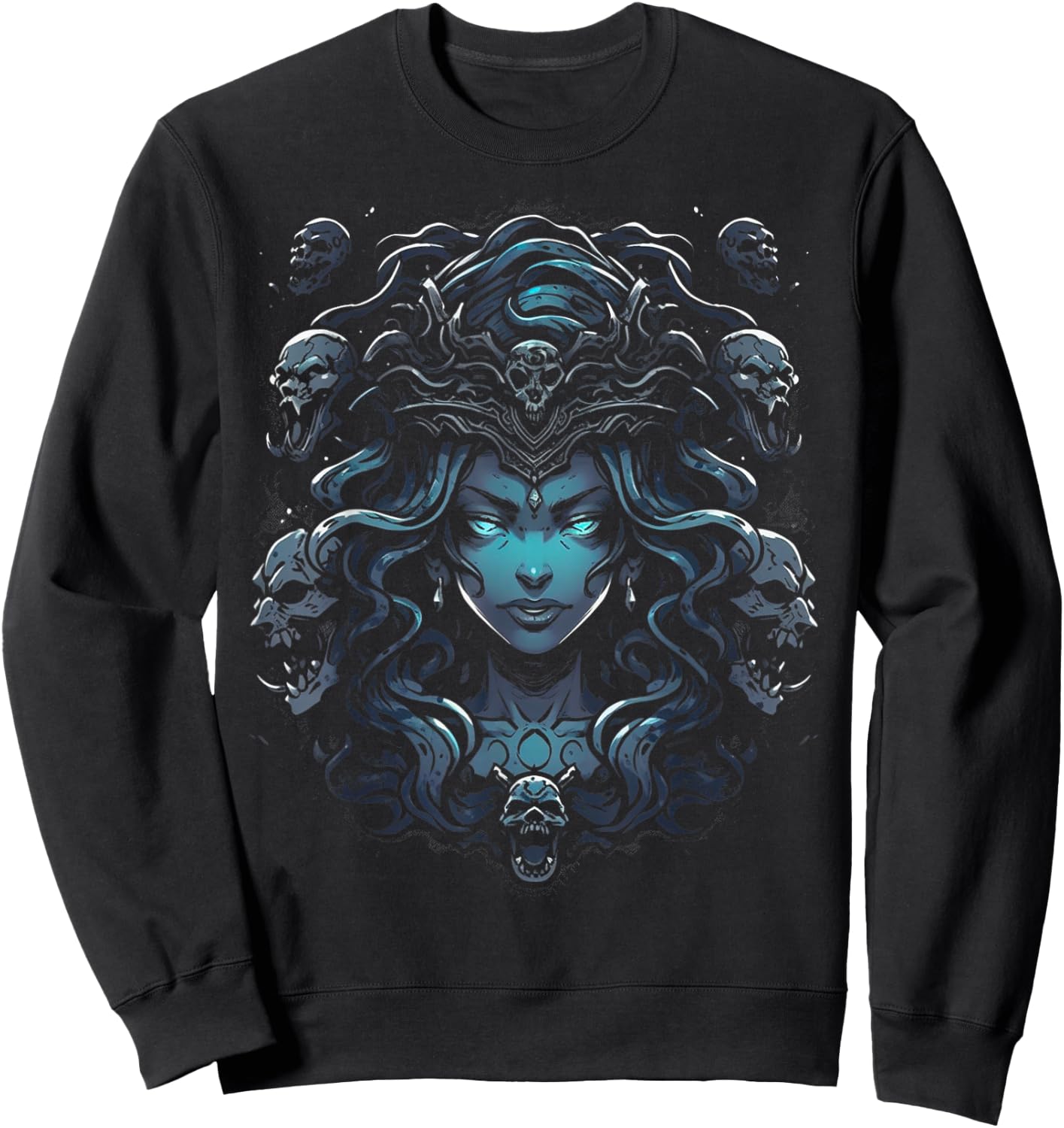 Greek Mythology Medusa Sweatshirt - Sweatshirt | Black