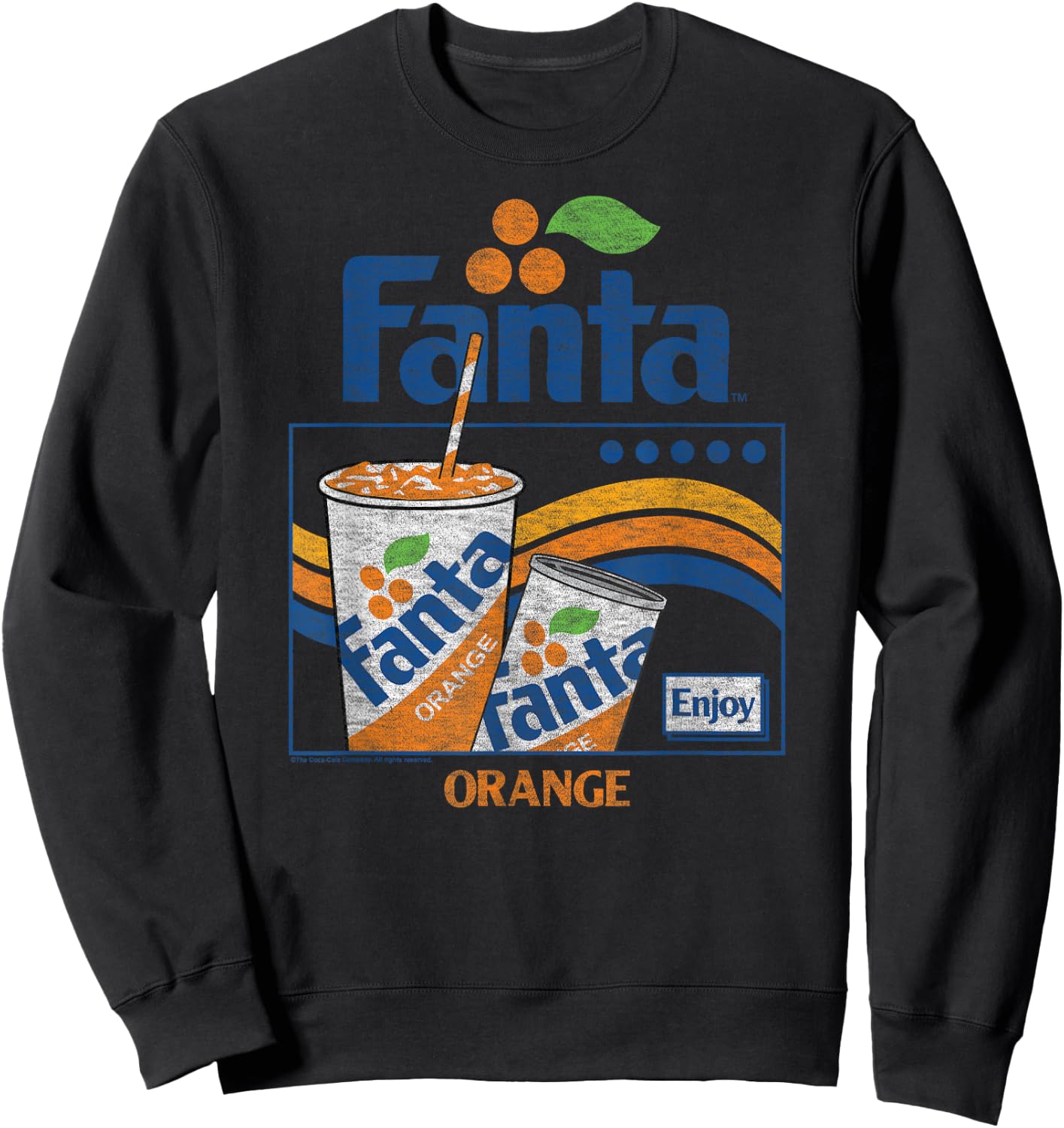 Coca-Cola - Fanta Enjoy Sweatshirt - Sweatshirt | Black