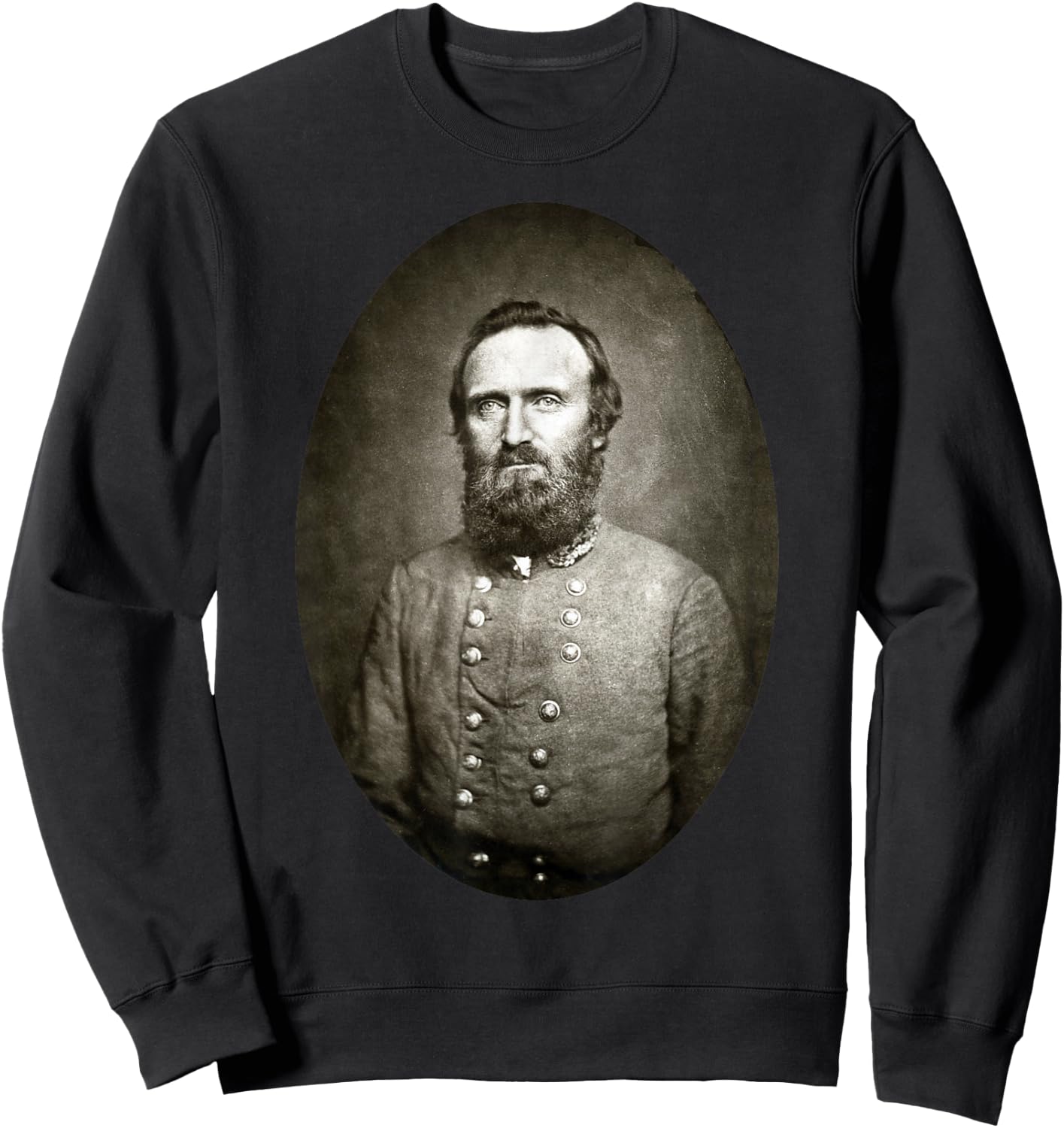 Stonewall Jackson Portrait Sweatshirt - Sweatshirt | Black