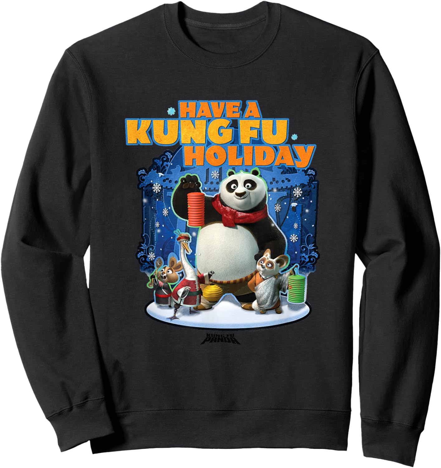 DreamWorks Kung Fu Panda Holiday Sweatshirt - Sweatshirt | Black