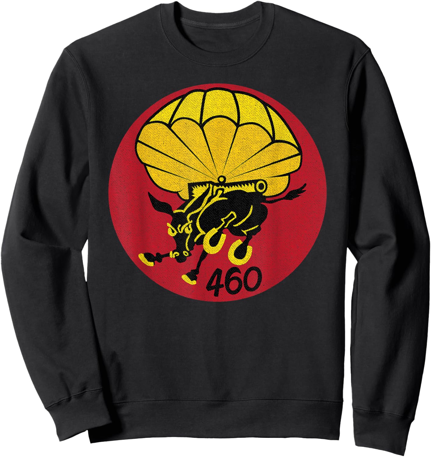 American Marauder: 460th Parachute Field Artillery Battalion Sweatshirt - Sweatshirt | Black