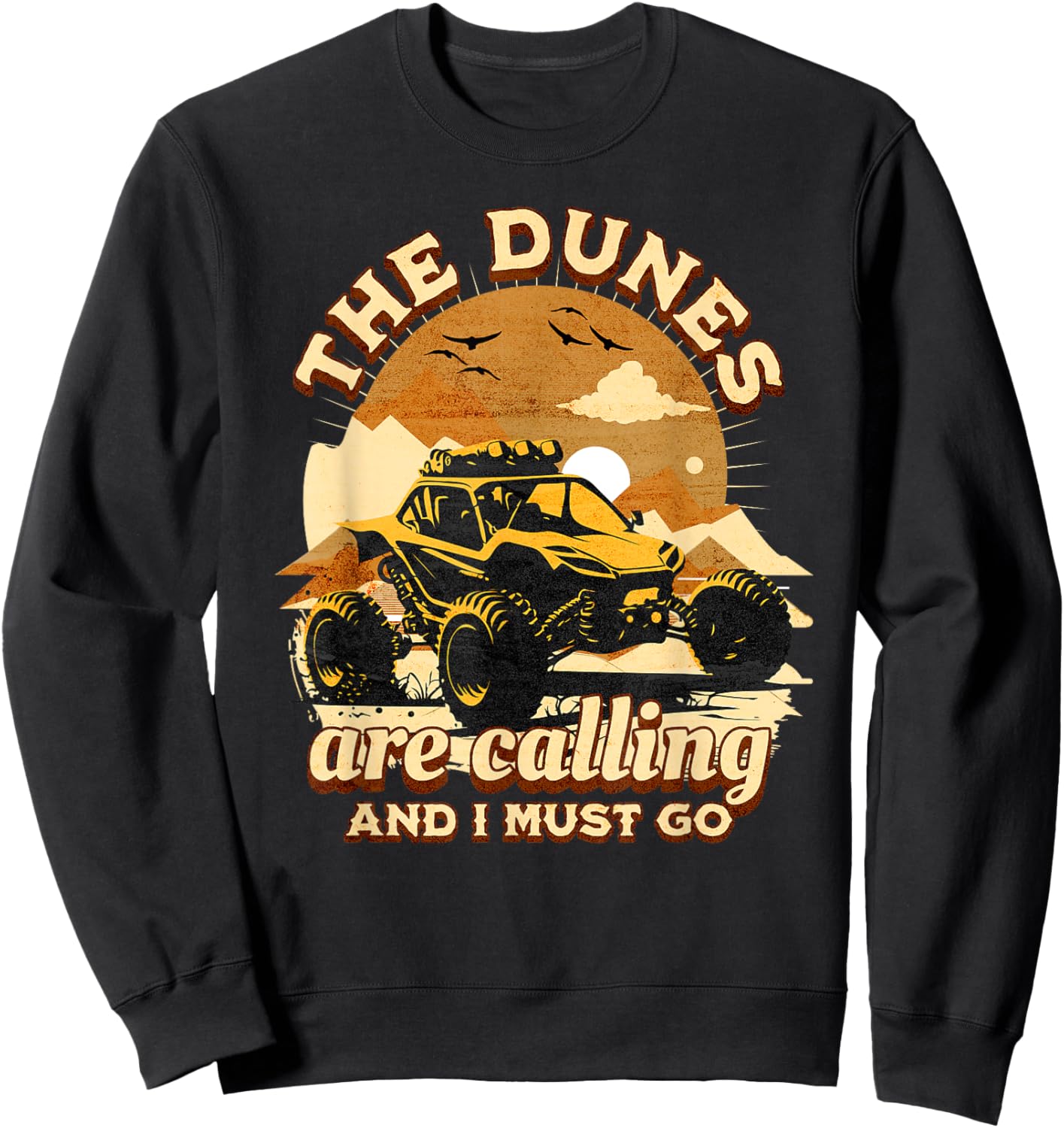 Sand Rail Dune Buggy Offroad Sand Racing Funny Sandrail Sweatshirt - Sweatshirt | Black