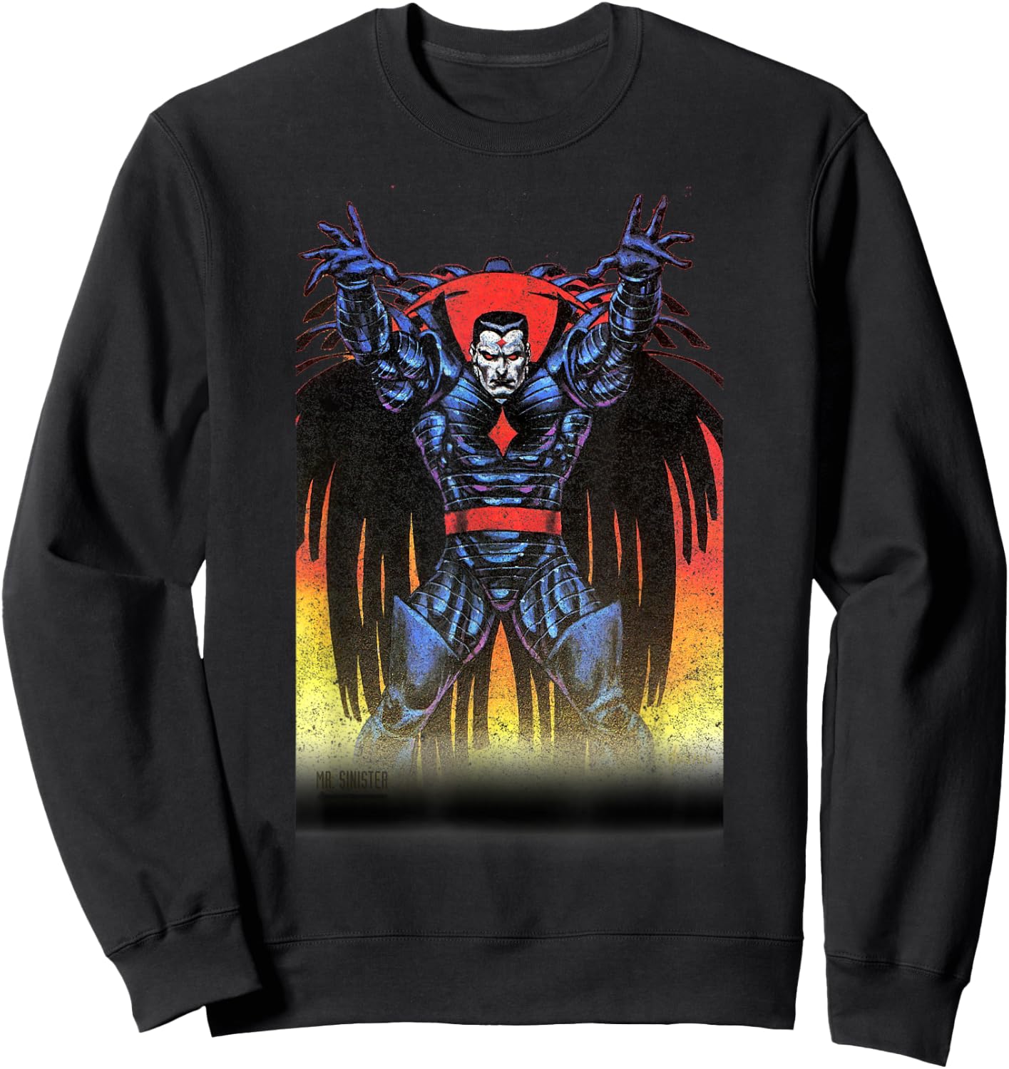 Marvel Comics Retro Classic Mr. Sinister Dawn Poster Sweatshirt - Sweatshirt | Black