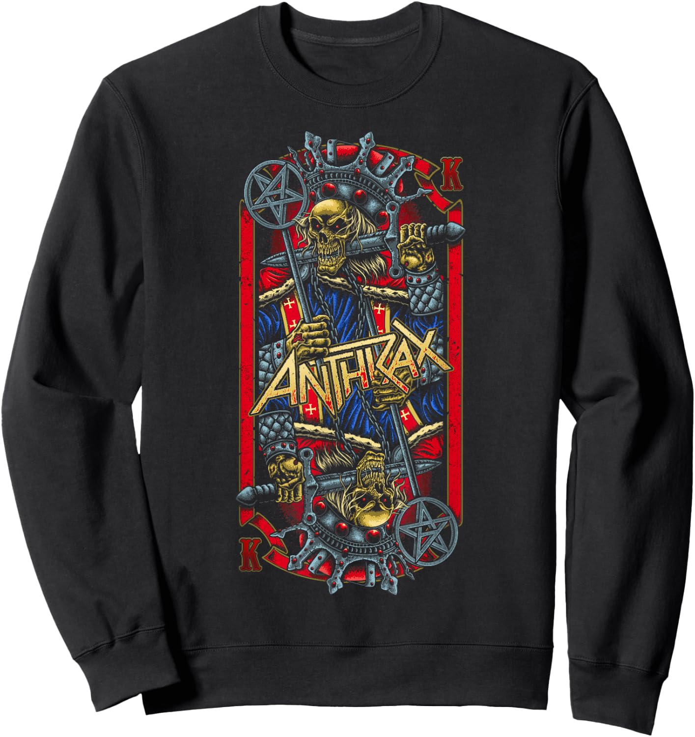 Anthrax – Evil King Sweatshirt - Sweatshirt | Black