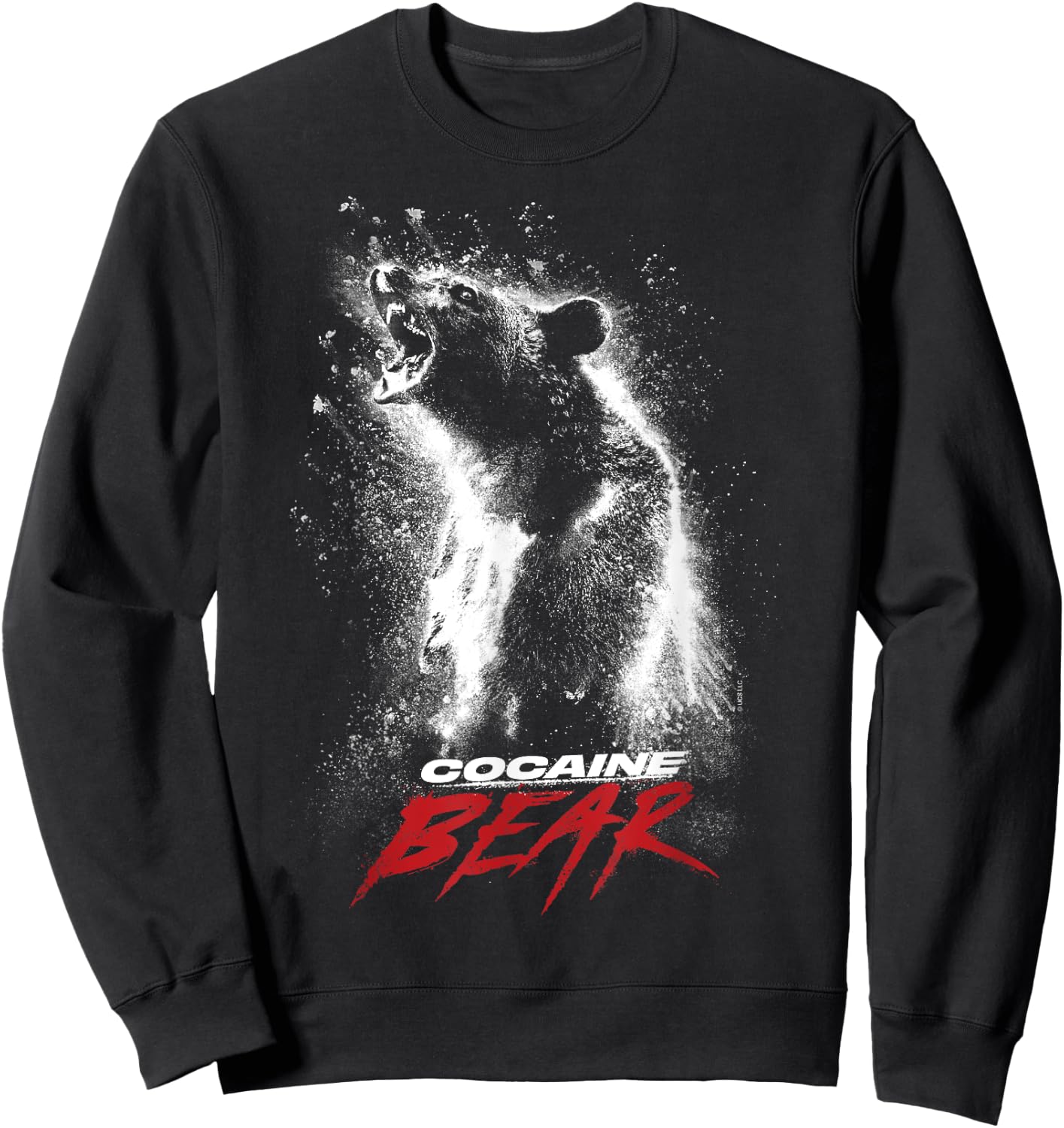 Cocaine Bear Poster Sweatshirt - Sweatshirt | Black