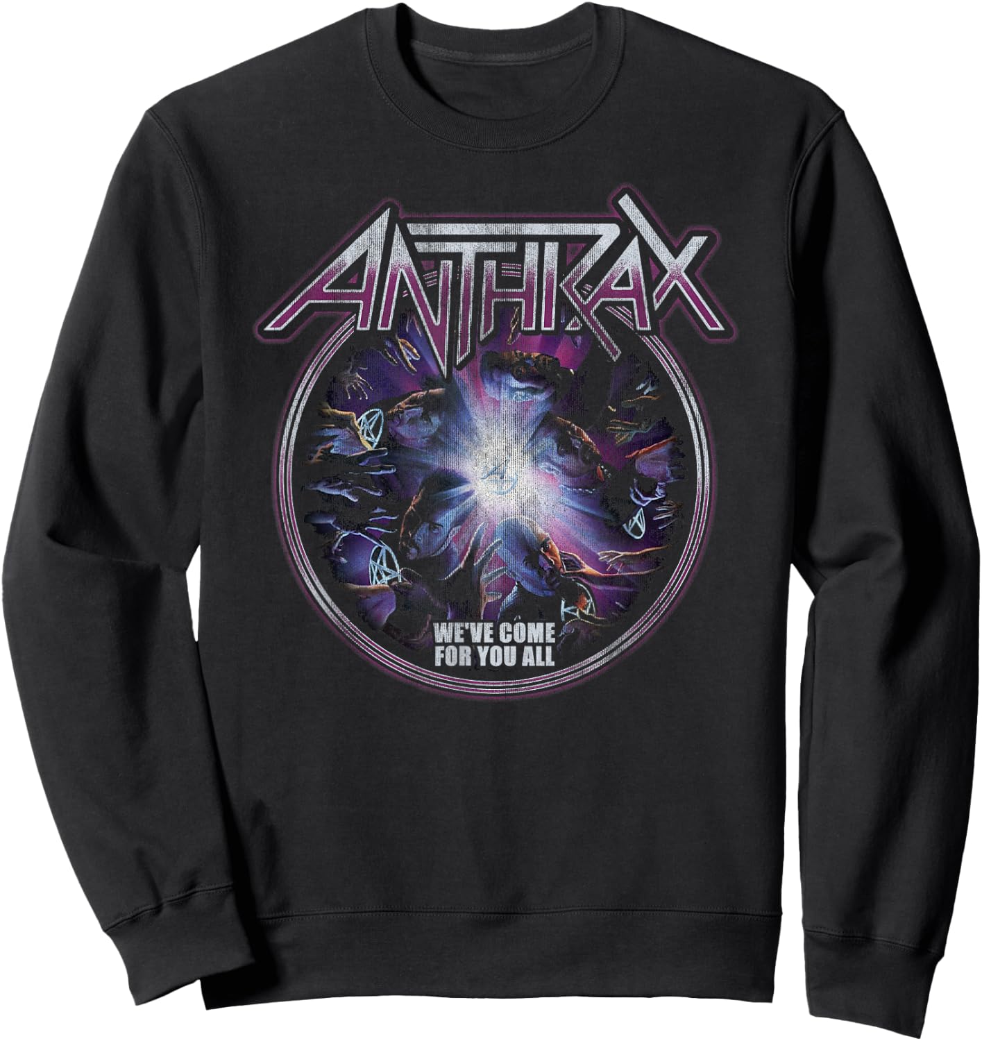 Anthrax – We've Come For You Swirl Sweatshirt - Sweatshirt | Black