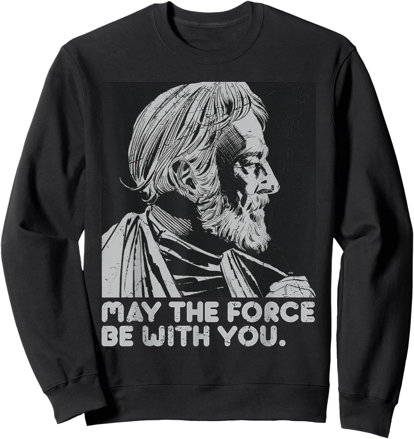 Star Wars Vintage Obi-Wan Kenobi May the Force Be With You Sweatshirt - Sweatshirt | Black