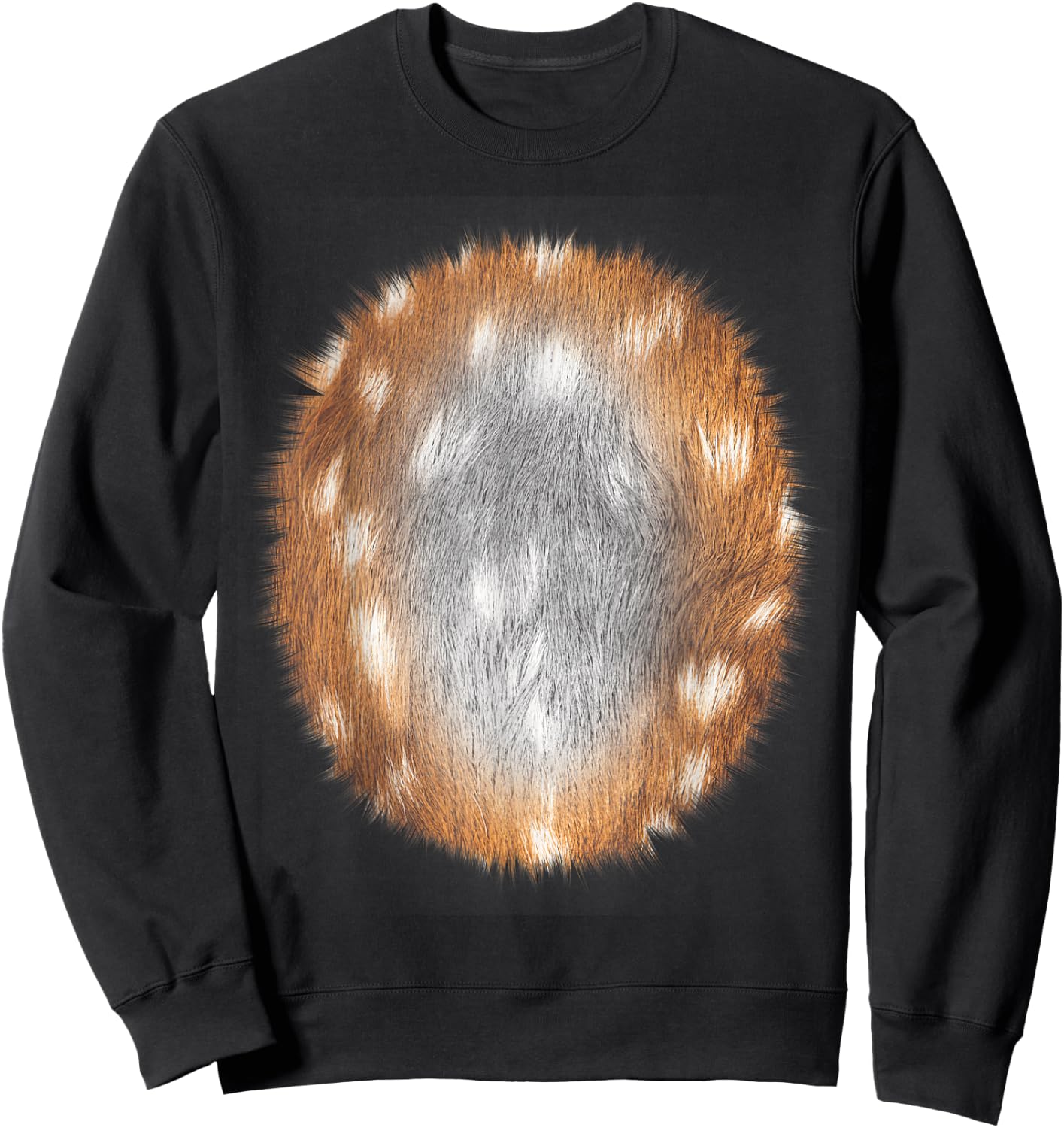 Deer In Headlights Animal Halloween DIY Costume Funny Sweatshirt - Sweatshirt | Black