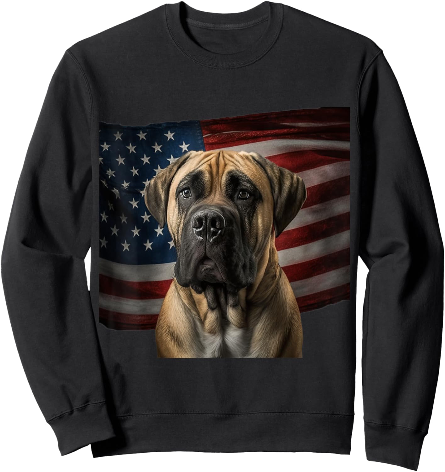 Boerboel 4th of July - Boerboel USA Sweatshirt - Sweatshirt | Black