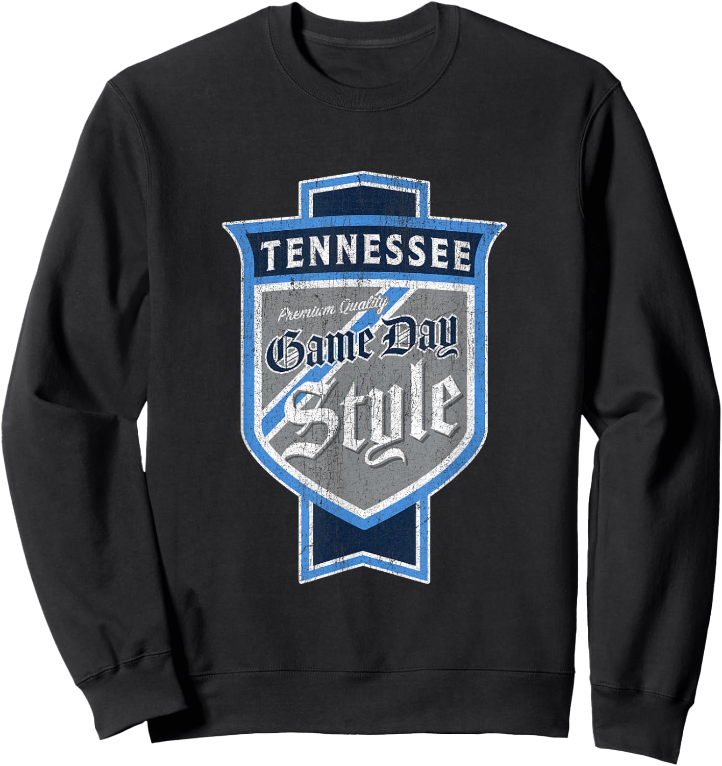 Faded Tennessee Beer Label - NashvillePride Sweatshirt - Sweatshirt | Black