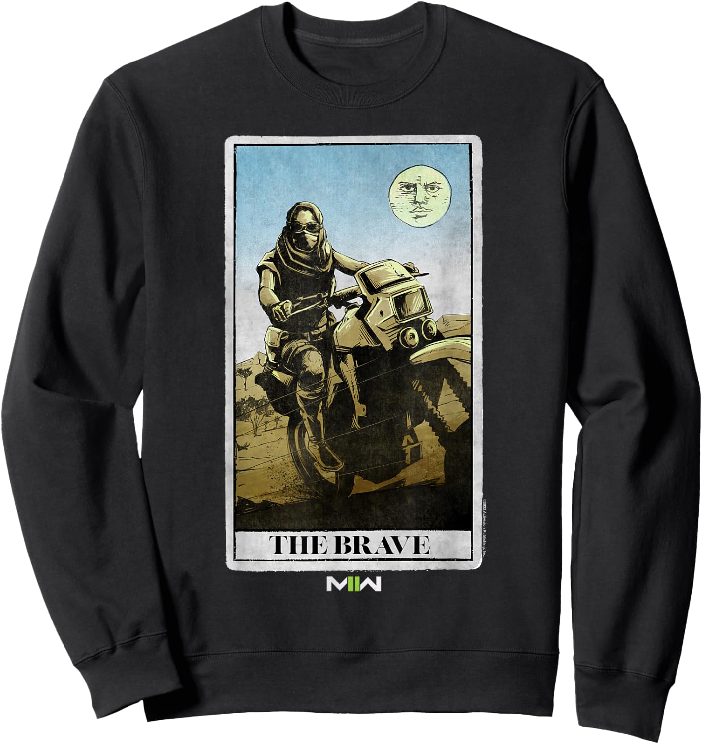 Call of Duty: Modern Warfare 2 The Brave Desert Bike Card Sweatshirt - Sweatshirt | Black