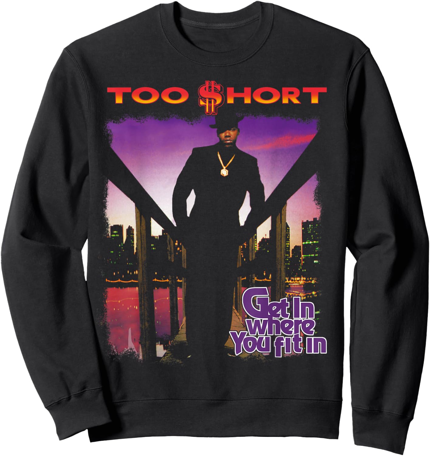 Too Short - Get In Where You Fit In Album Sweatshirt - Sweatshirt | Black